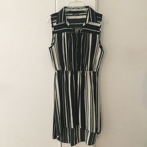 Black and White Stripe Dress